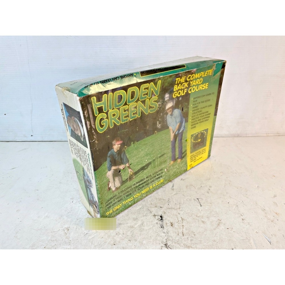 NIB Vintage Hidden Greens The Complete Backyard Golf Course‎ Game